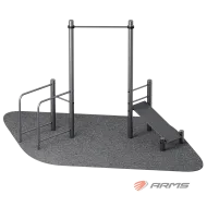 Турник с брусьями и лавкой для пресса ARMS ARWOK018.1