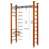 Спортивный комплекс KMS Карусель 4Д.02.01 с рукоходом орех