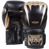 Перчатки боксерские Venum Giant 3.0 Black/Gold Nappa Leather