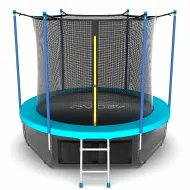 Большой батут EVO JUMP Internal 12ft (Wave) с внутренней сеткой + нижняя сеть
