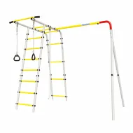 Спортивно-игровой комплекс Лесная поляна 3 БЕЗ КАЧЕЛЕЙ Romana 103.26.05 (белый, желтый)