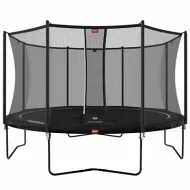 Батут BERG Favorit Regular 430 Black + защитная сетка Safety Net Comfort