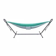 Гамак EVO FITNESS Jungle с каркасом, зеленый